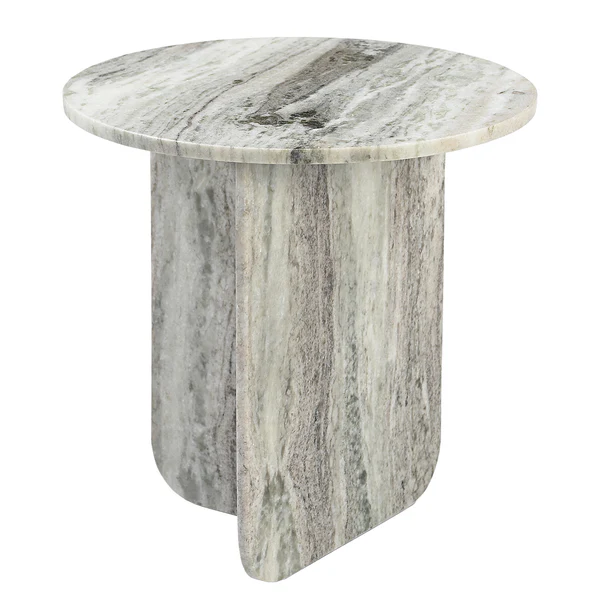 Marmor-Beistelltisch BIHORO - Marmor Grau - Image 7