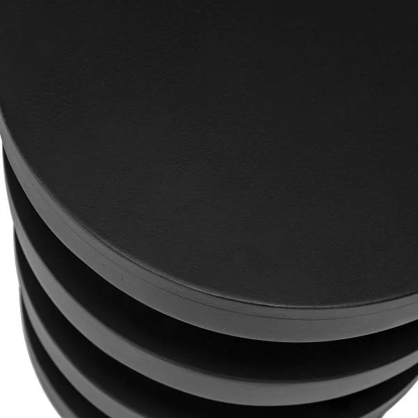 Massiver Beistelltisch GHUME - Mango Schwarz - Image 6