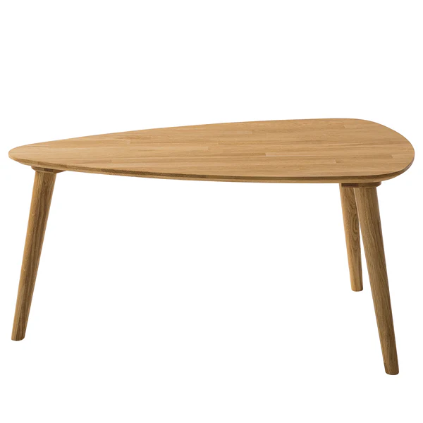 Massiver Couchtisch FINSBY - Eiche massiv - Eiche - 90 x 60 cm - Image 5