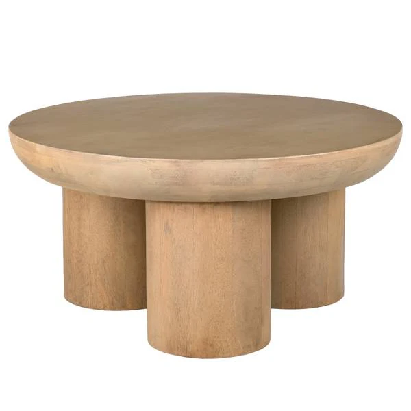 Massiver Couchtisch OLIDE - Akazie - Image 4