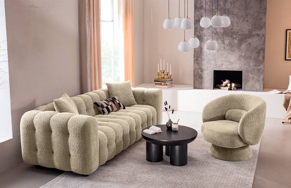 Massiver Couchtisch OLIDE - Akazie Schwarz - Image 7
