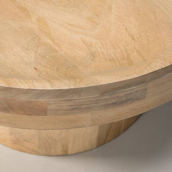 Massiver Couchtisch SPUNK - Mango - Image 8