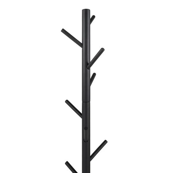 Massiver Garderobenständer Nootas - Gummibaum - Schwarz - Image 4