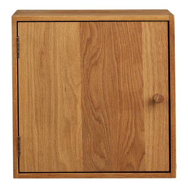 Massiver Hängeschrank Wexwood mit Tür - Eiche - Image 6