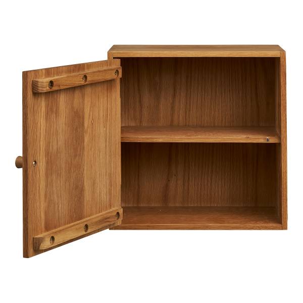 Massiver Hängeschrank Wexwood mit Tür - Eiche - Image 7