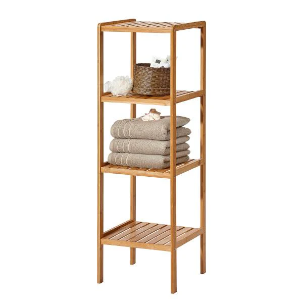 Massives Regal Taemot - Bambus - Höhe: 110 cm