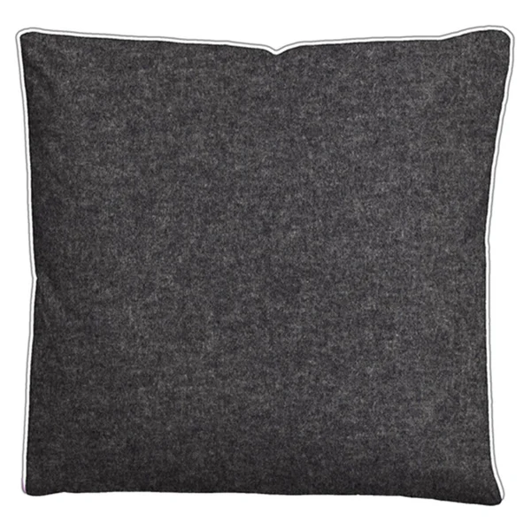 Melange-Flanell Bettwäsche 0840500 - Baumwollstoff - Titanium - 155 x 220 cm + Kissen 80 x 80 cm - Image 5