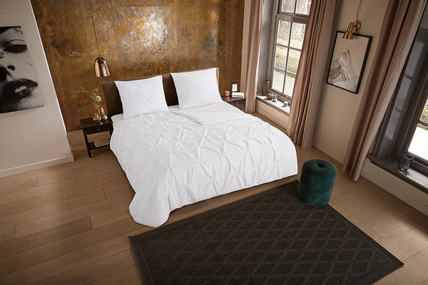 Microfaser Bettwäsche Elegance - Microfaser - Weiß - 200 x 200/220 cm + 2 Kissen 70 x 60 cm - Image 2