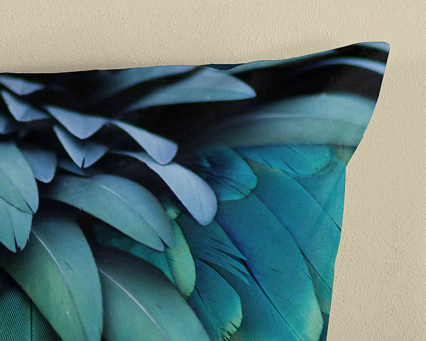 Microfaser Bettwäsche Heather - Microfaser - Petrol - 140 x 200/220 cm + Kissen 70 x 60 cm - Image 4