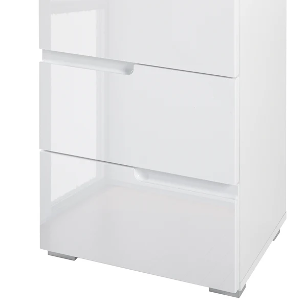 Midischrank Larado - Hochglanz Weiß / Weiß - Hochglanz Weiß - Image 10