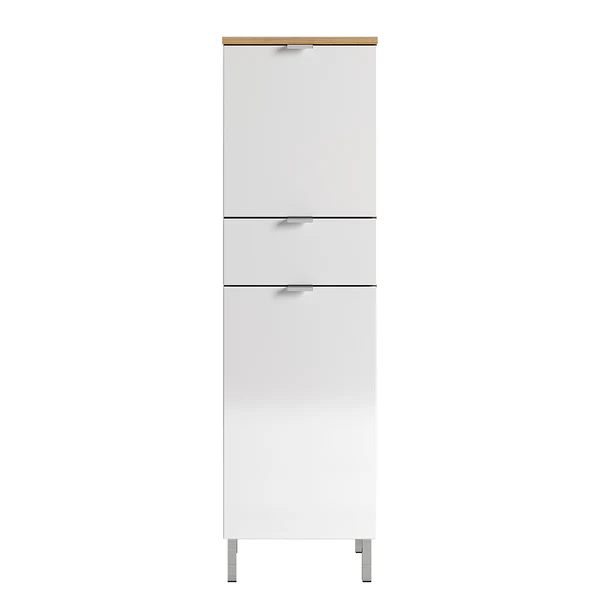 Midischrank Mauresa - Weiß / Eiche Grandson Dekor - Image 3