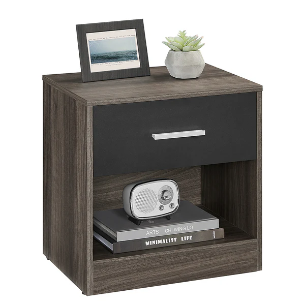 Nachtkommode Lawaij - Eiche Dunkel Dekor - Image 3