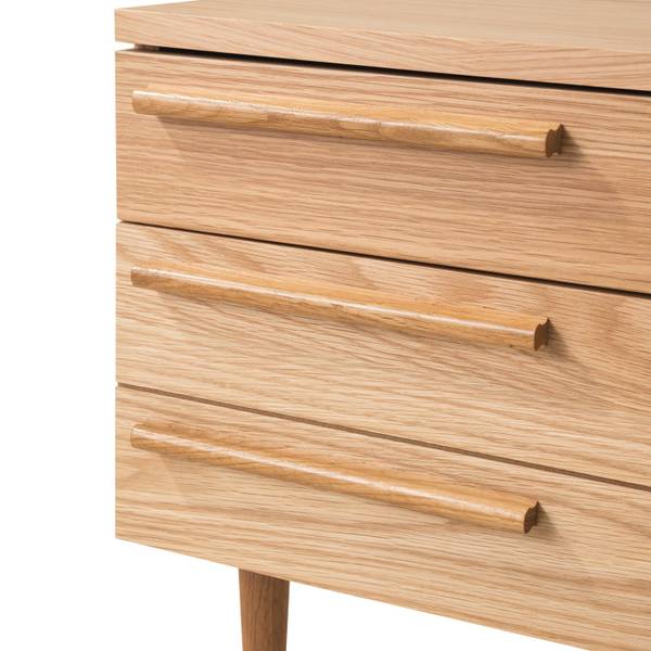 Nachtkommode MIDCENTURY - Eiche furniert - Ausrichtung links - Image 7