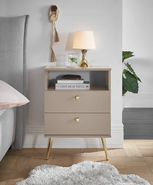 Nachtkommode Picudo - Beige - Image 3