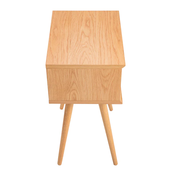 Nachttisch Mitrana mit 2 Schubladen - Natureiche - Image 4
