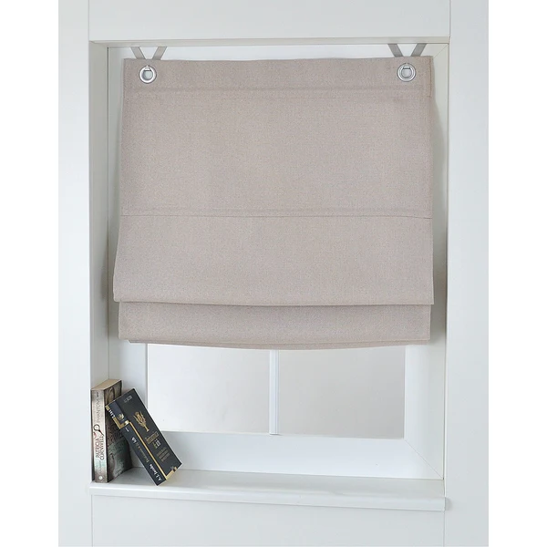 Ösenrollo Bessy I - Polyester - Beige - 100 x 130 cm - Image 2