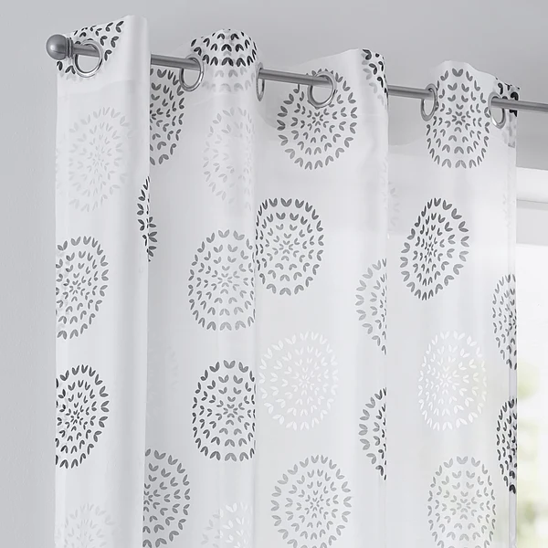 Ösenschal Bella - Baumwolle / Polyester - Anthrazit - 135 x 145 cm - Image 3
