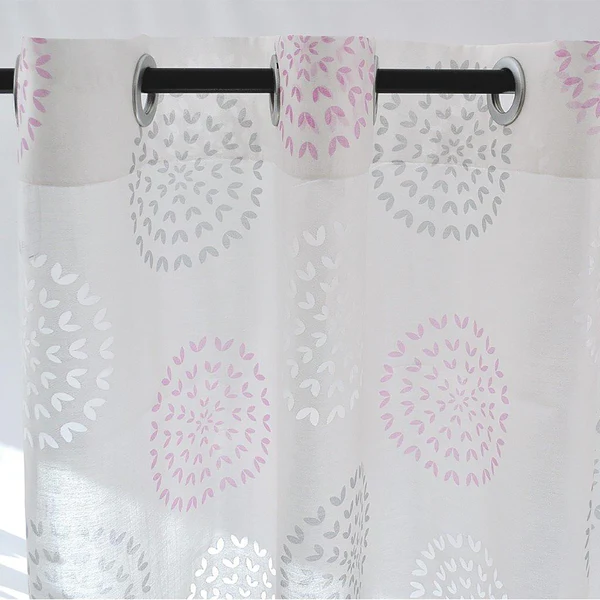 Ösenschal Bella - Baumwolle / Polyester - Rosa - 135 x 225 cm - Image 3