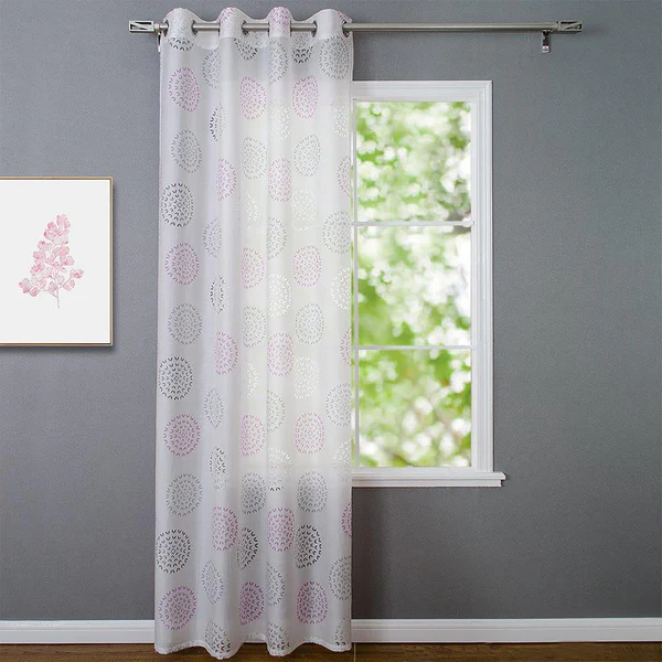 Ösenschal Bella - Baumwolle / Polyester - Rosa - 135 x 245 cm - Image 2