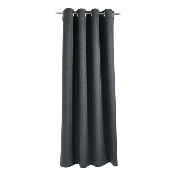 Ösenschal Dimout I - Polyester - Anthrazit - 140 x 145 cm