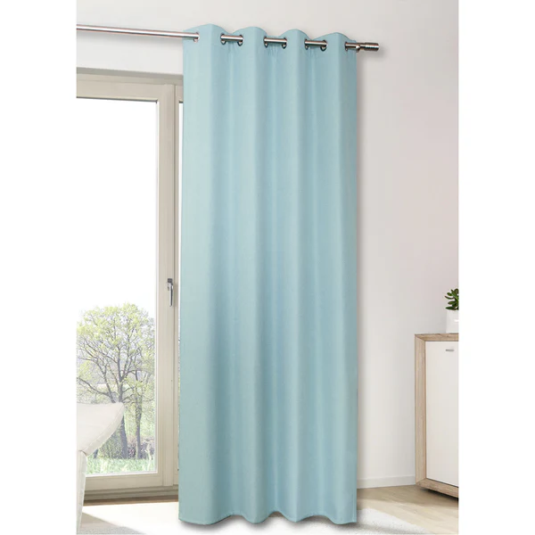 Ösenschal Dimout I - Polyester - Türkis - 140 x 225 cm - Image 4