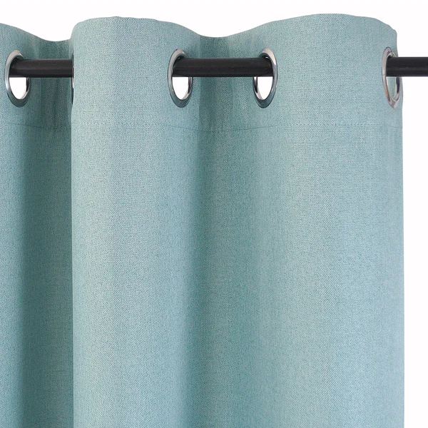 Ösenschal Dimout I - Polyester - Türkis - 140 x 225 cm - Image 5