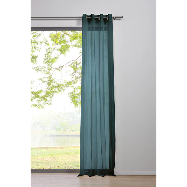 Ösenschal Pure - Polyester - Blau - 135 x 245 cm - Image 2