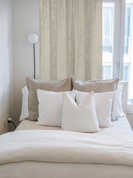 Ösenschal Softy - Polyester - Beige - 140 x 225 cm - Image 2