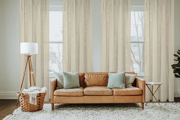 Ösenschal Softy - Polyester - Beige - 140 x 245 cm - Image 3
