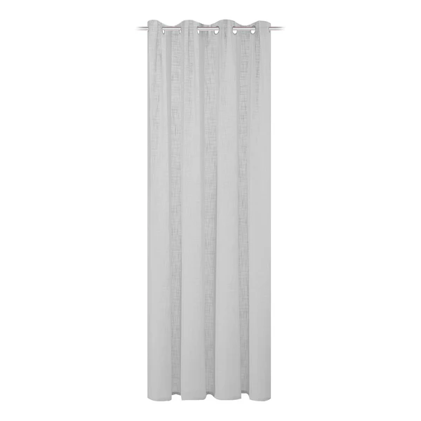 Ösenschal Softy - Polyester - Grau - 140 x 225 cm