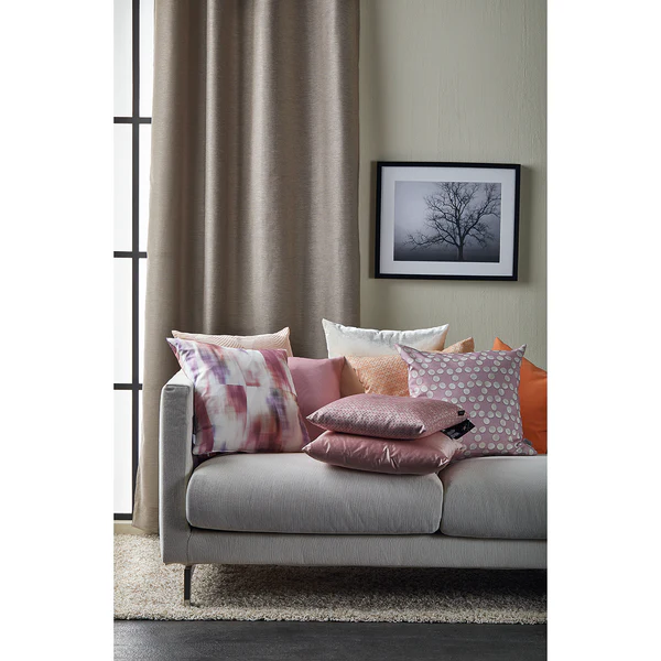 Ösenschal Torino - Webstoff - Taupe - Image 2