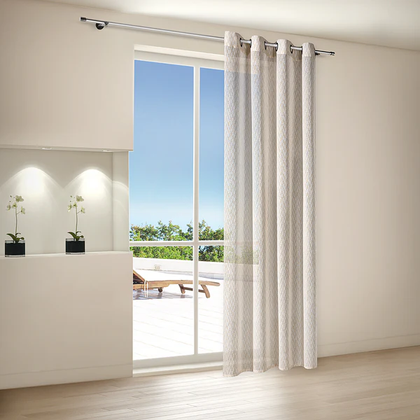 Ösenschal Weda - Polyester - Beige - 140 x 245 cm - Image 2