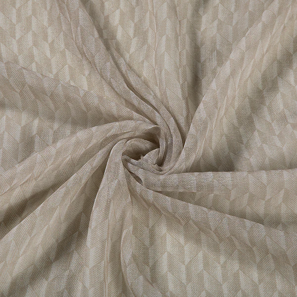 Ösenschal Weda - Polyester - Beige - 140 x 245 cm - Image 3