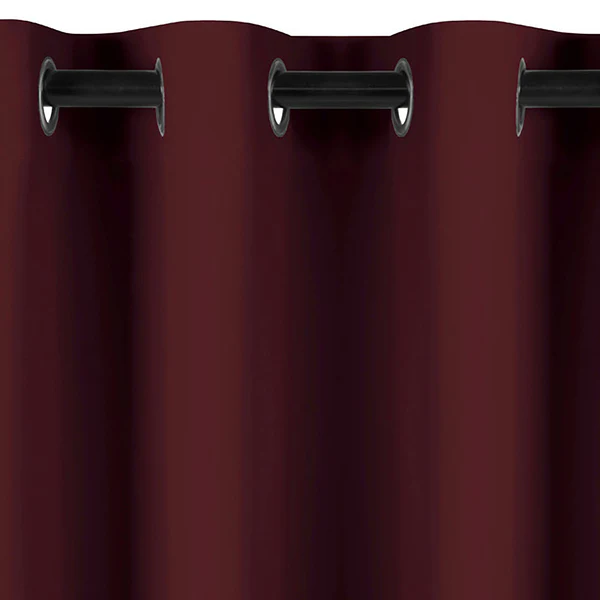 Ösenvorhang Blackout I - Polyester - Bordeaux - 140 x 270 cm - Image 3