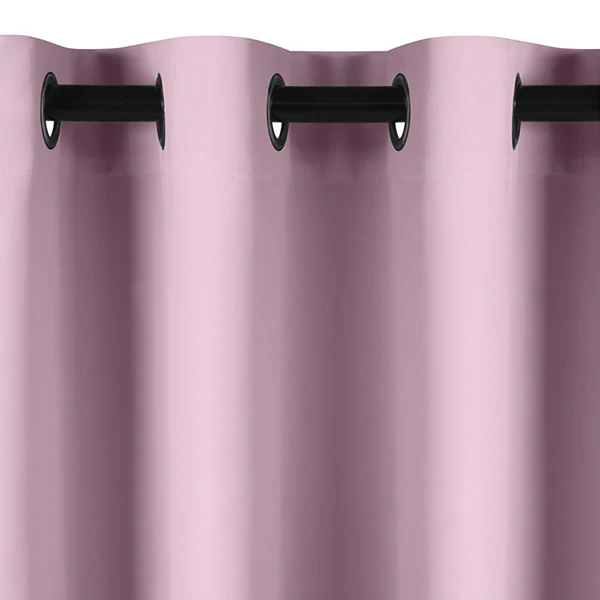 Ösenvorhang Blackout I - Polyester - Rosa - 140 x 175 cm - Image 3