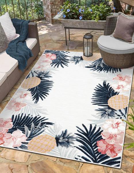 Outdoor-Teppich Daisy - 100 x 160 cm - Image 2