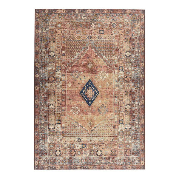 Outdoorteppich Funky Orient Two - Kunstfaser - Rust - 60 x 100 cm
