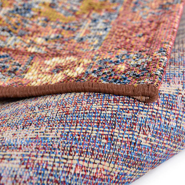 Outdoorteppich Funky Orient Two - Kunstfaser - Rust - 60 x 100 cm - Image 5