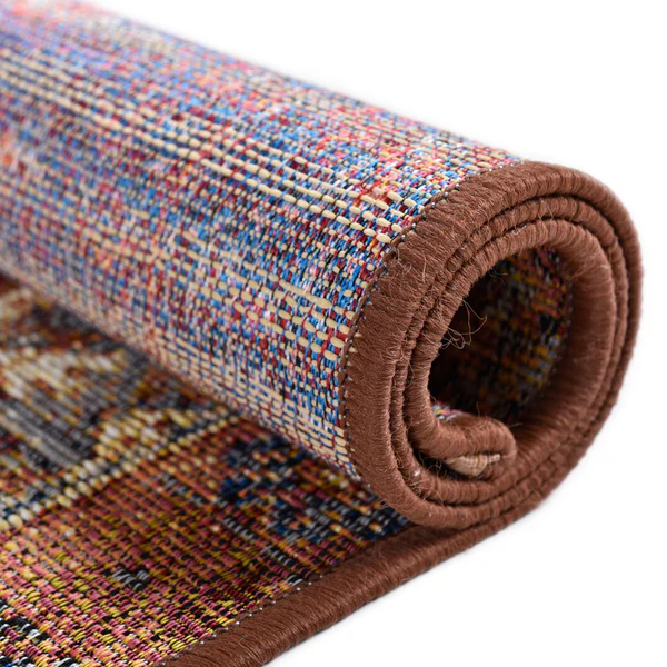 Outdoorteppich Funky Orient Two - Kunstfaser - Rust - 60 x 100 cm - Image 6
