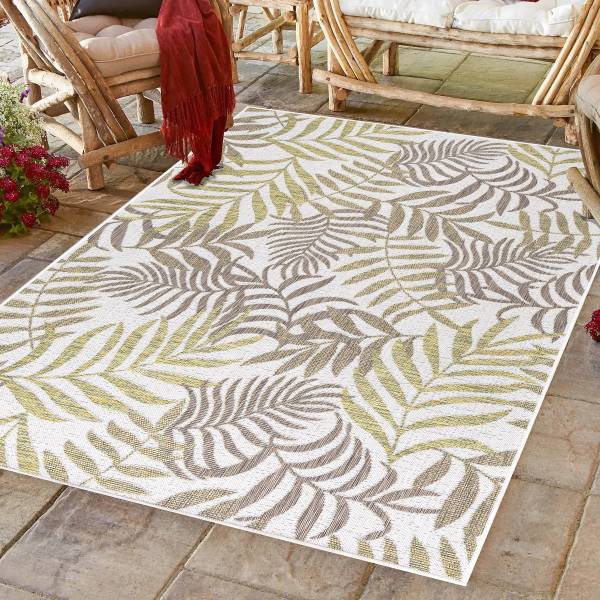 Outdoorteppich Sunny 4412 - Polypropylene / Polyester - Beige - 160 x 230 cm - Image 2