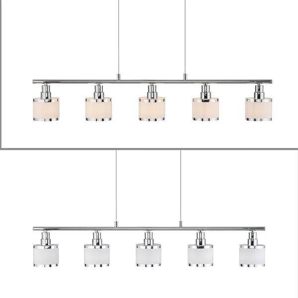 Pendelleuchte Accor - Polyester PVC / Eisen - 5-flammig - Image 10