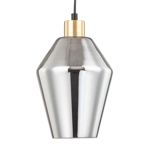 Pendelleuchte Alonas - Rauchglas / Eisen - 1-flammig - Rauchgrau - Image 9
