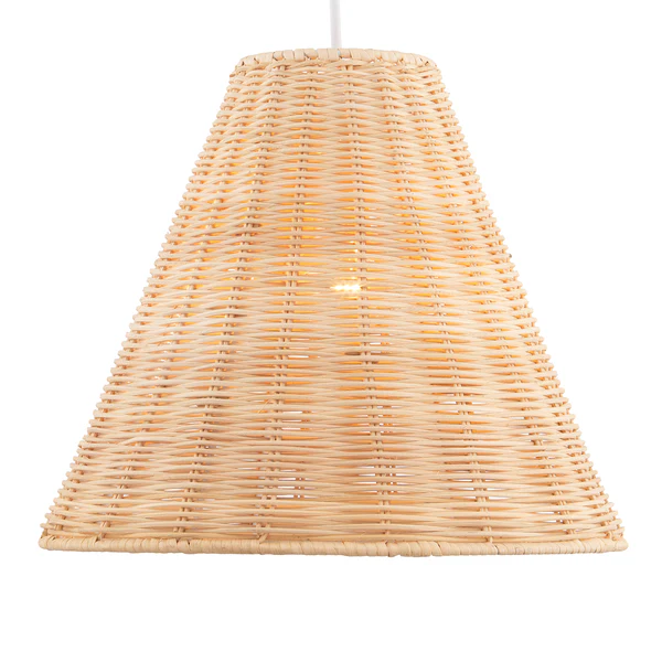 Pendelleuchte Ambria - Rattan / Eisen - 1-flammig