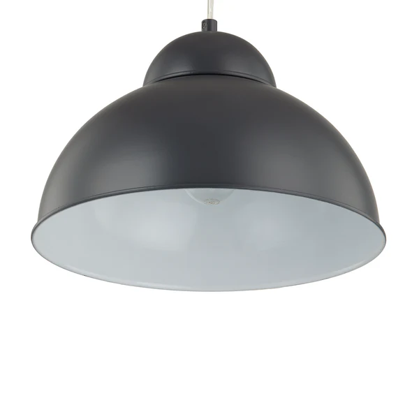 Pendelleuchte Anda - Eisen - 1-flammig - Grau - Image 6