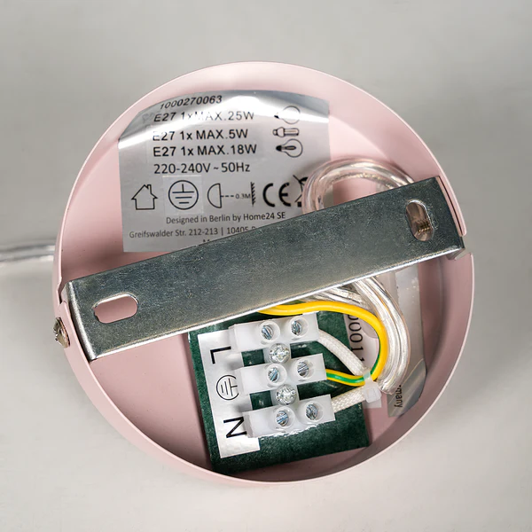 Pendelleuchte Armour - Eisen - 1-flammig - Rosa - Image 12
