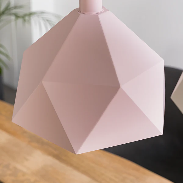 Pendelleuchte Armour - Eisen - 1-flammig - Rosa - Image 3