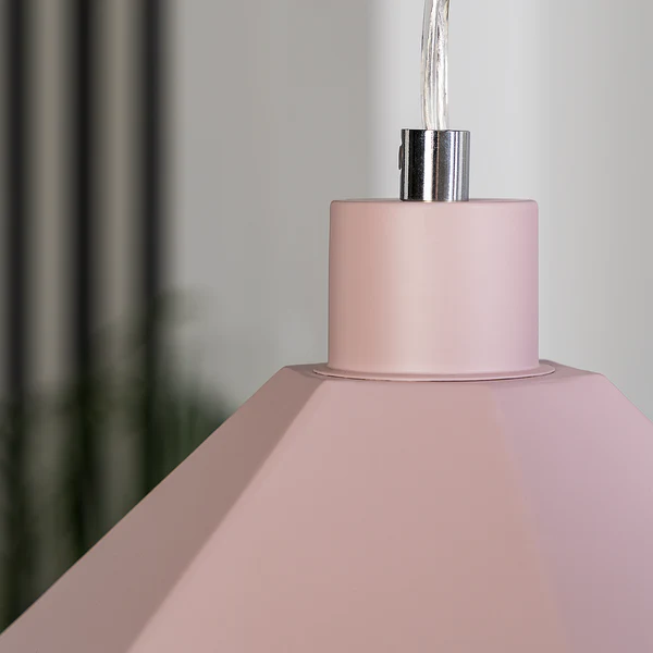 Pendelleuchte Armour - Eisen - 1-flammig - Rosa - Image 6
