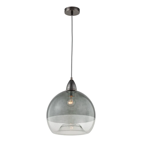 Pendelleuchte Artiste - Glas / Eisen - 1-flammig - Rauchgrau - Image 4