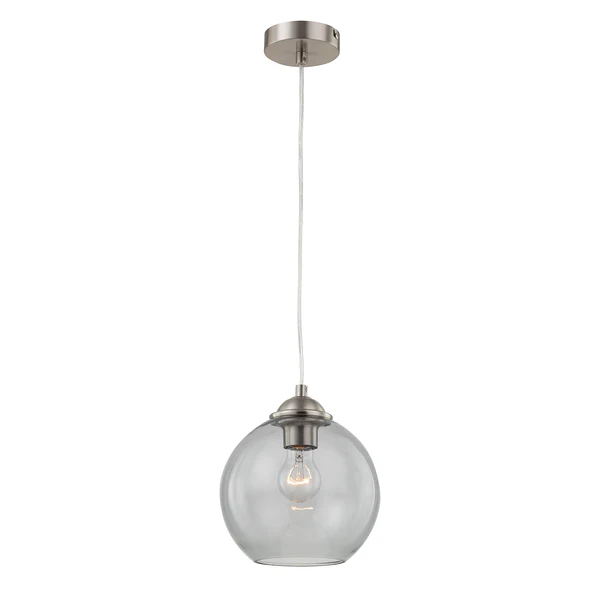 Pendelleuchte Arveda - Glas / Eisen - 1-flammig - Grau - Image 2