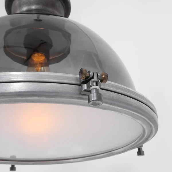Pendelleuchte Bikkel I - Klarglas / Stahl - 1-flammig - Image 5